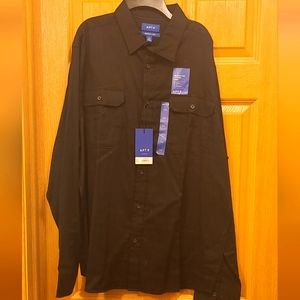 Apt. 9 Black flannel shirt